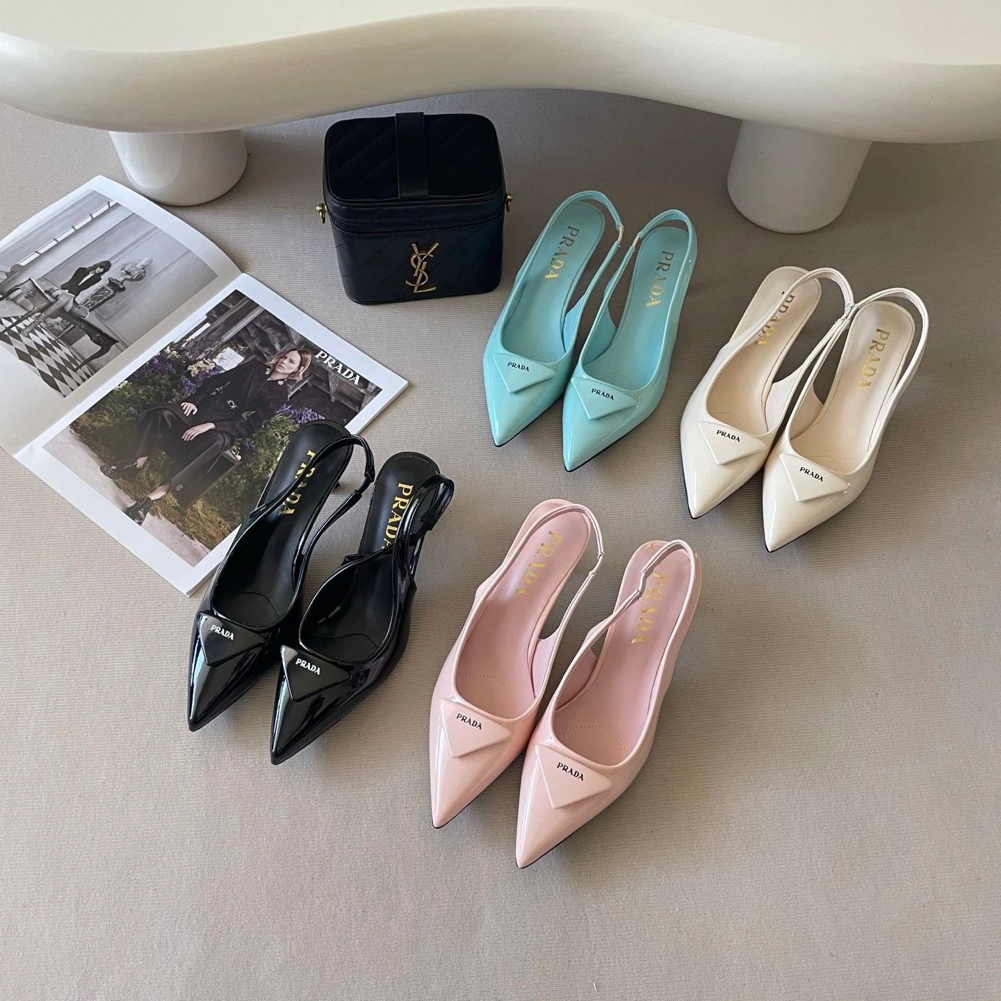 Prada Slingback Heels