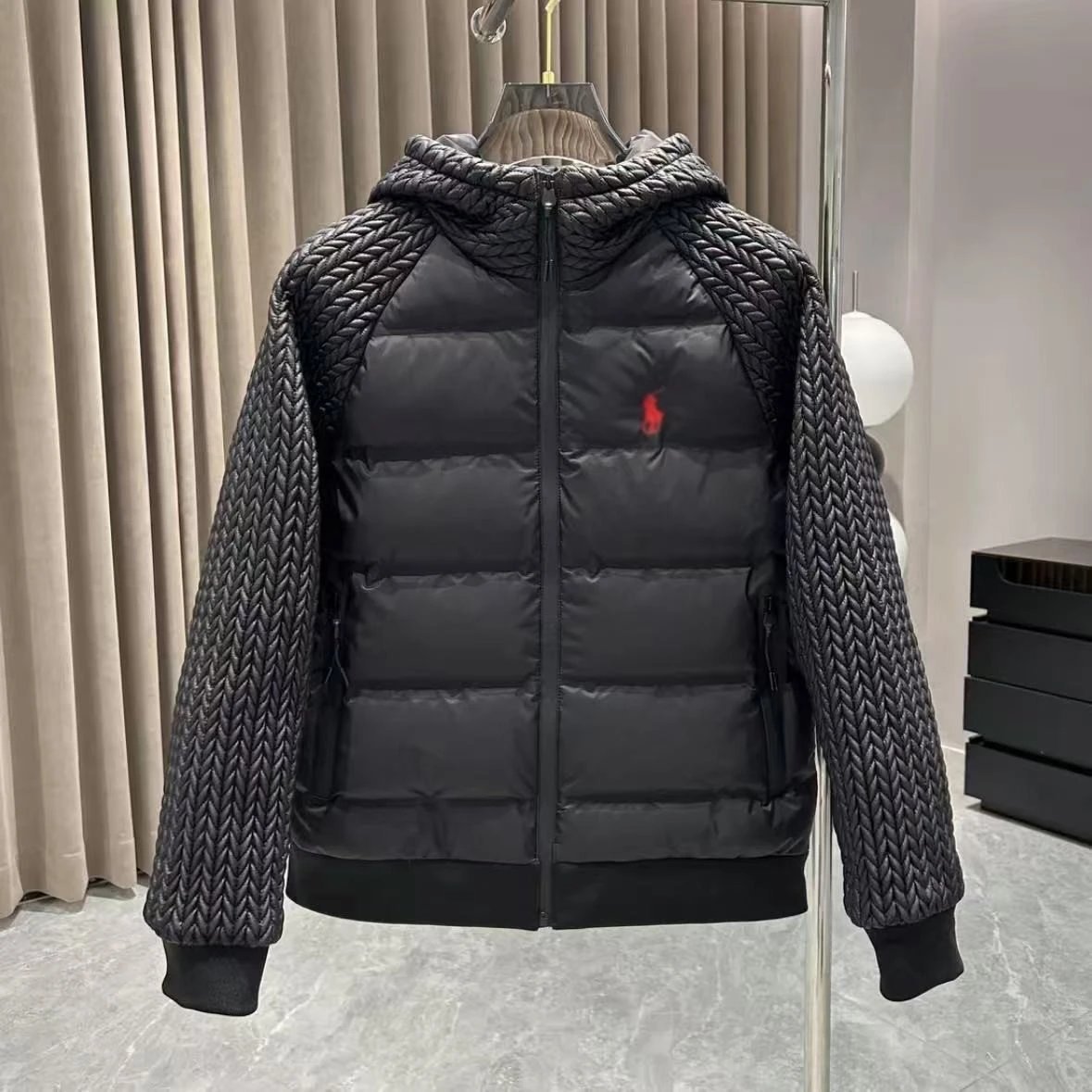 Polo Ralph Lauren Quilted Knit Puffer Jacket