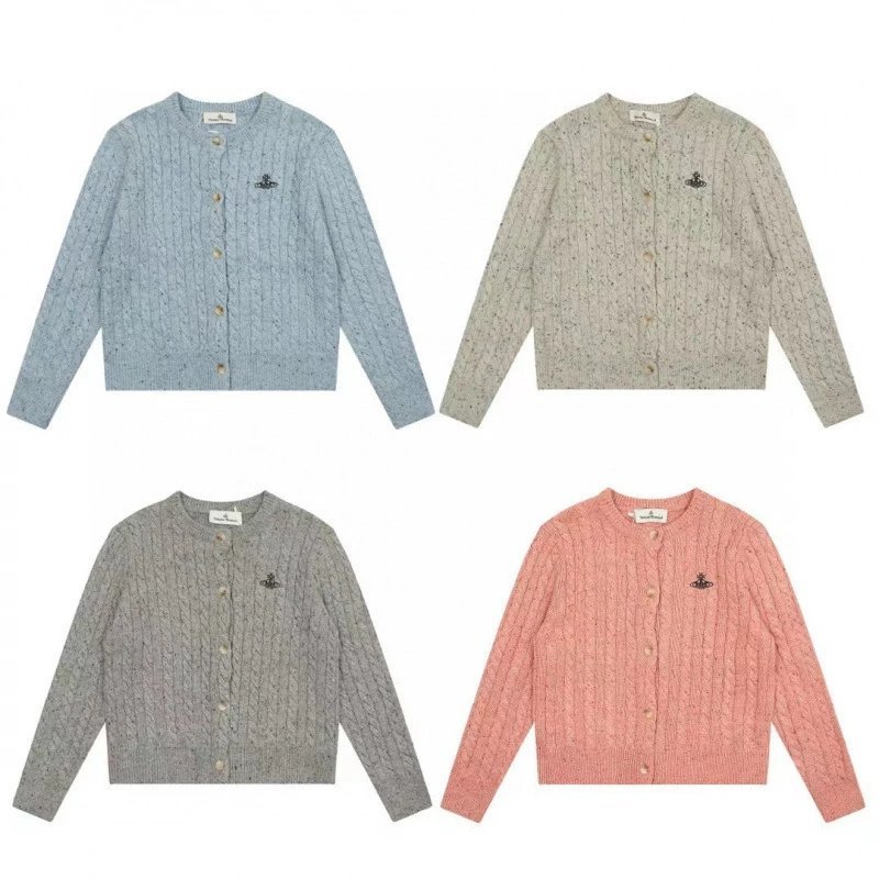 Vivienne Westwood Orb Cable-Knit Cardigan