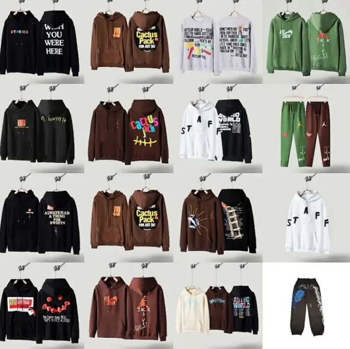 Travis Scott Cactus Jack Hoodie and Sweatpants Set