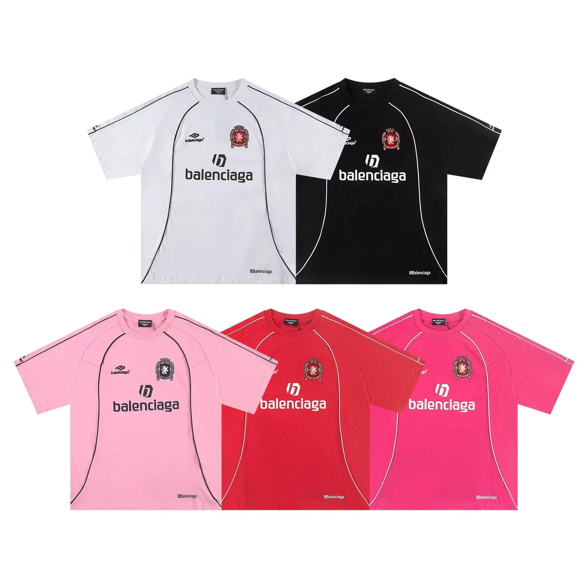Balenciaga Logo cotton jersey T-shirt