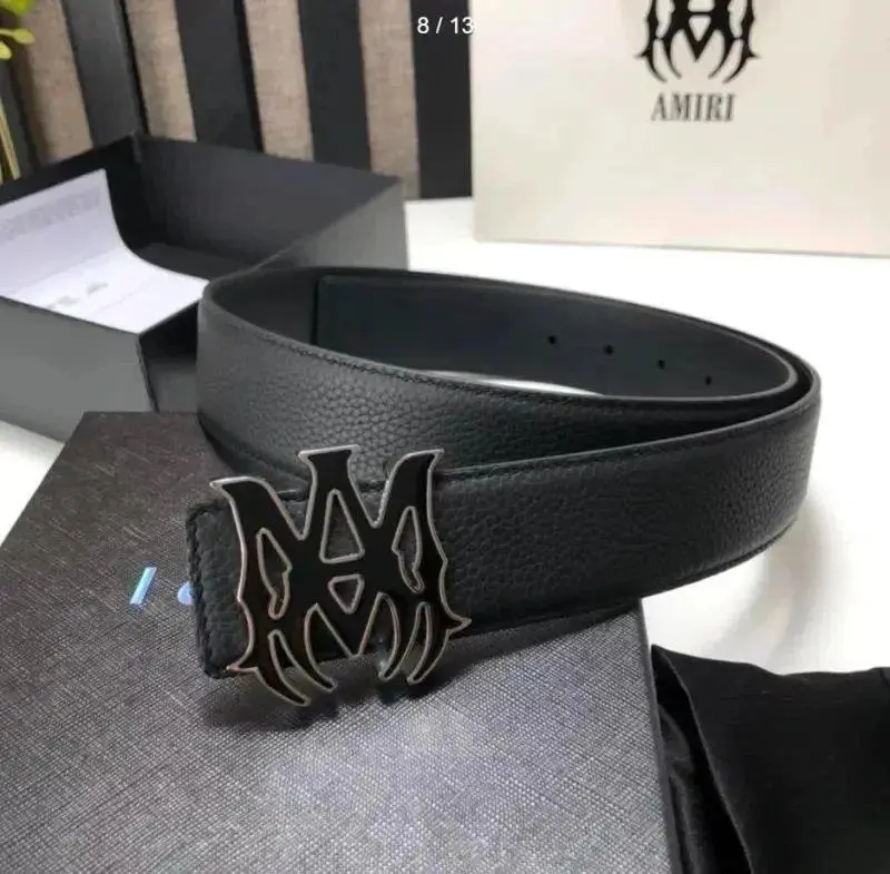 Amiri Leather Belt
