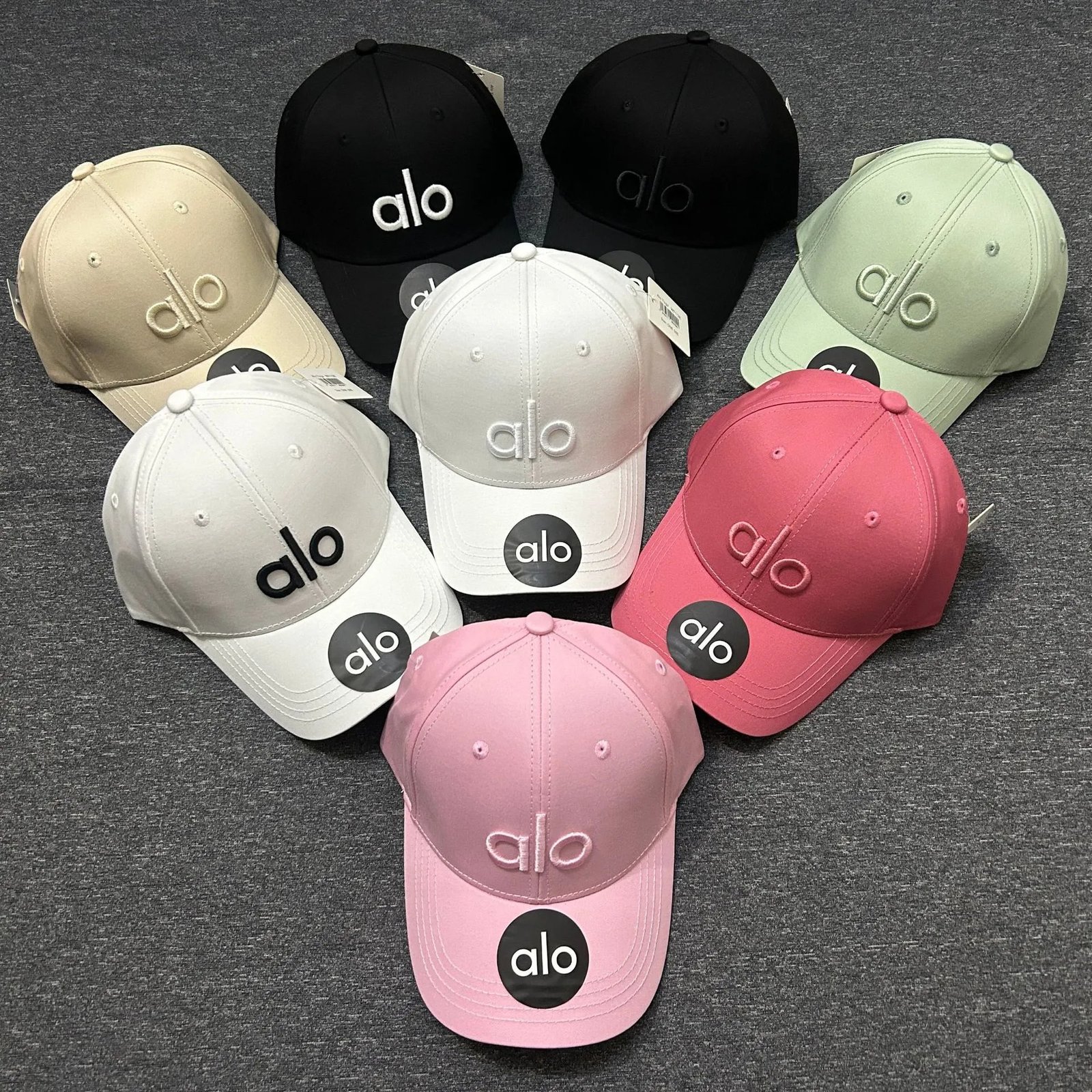 Alo Logo Embroidered Baseball Cap Collection