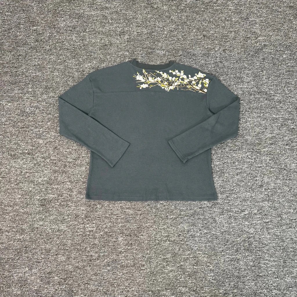 Derschutze Blossom Waffle Long-Sleeve T-Shirt