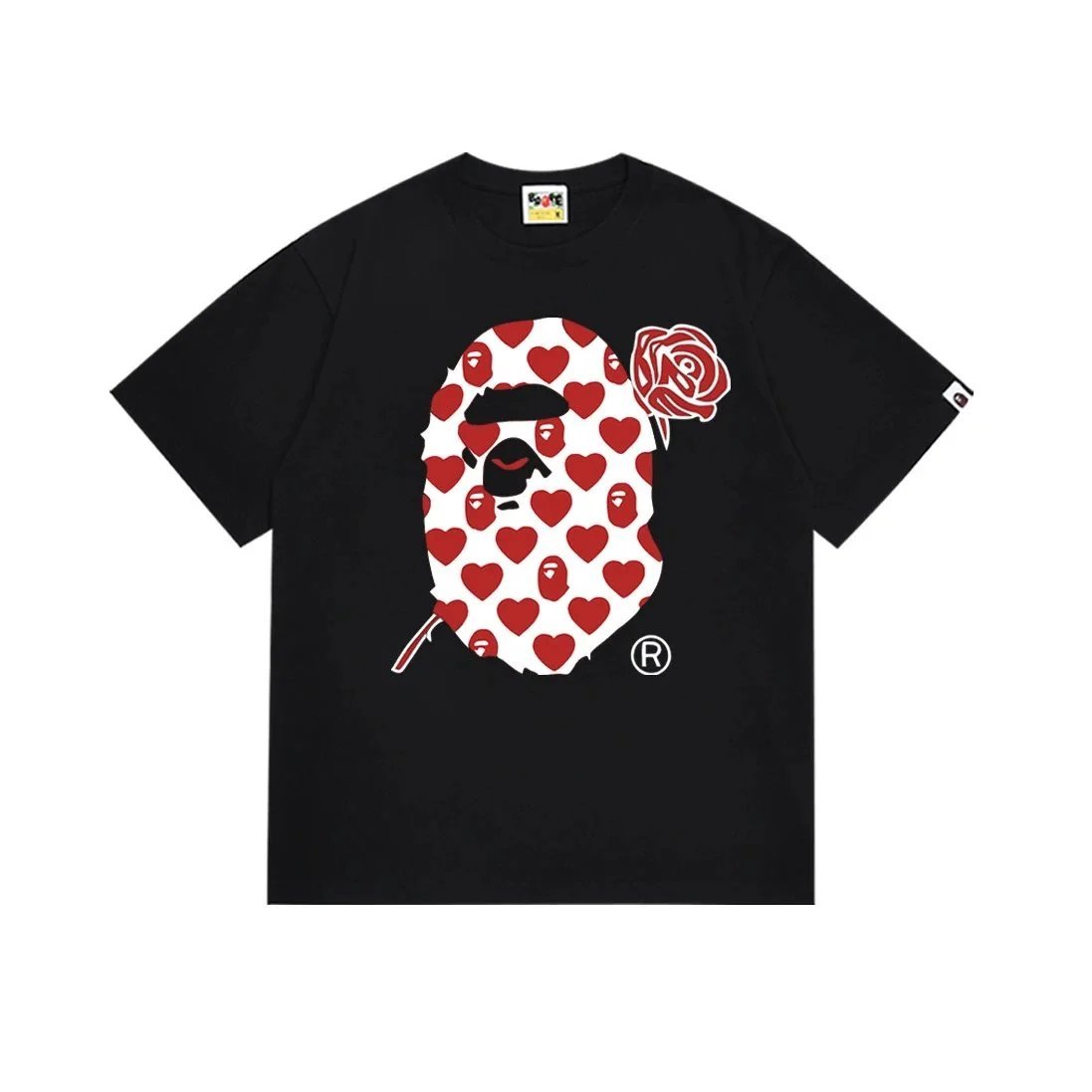 Bape Heart Ape Head T-Shirt