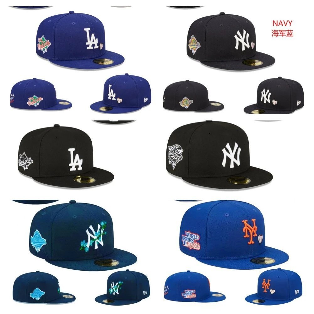 New Era Logo Flat-Brim Snapback Cap Collection