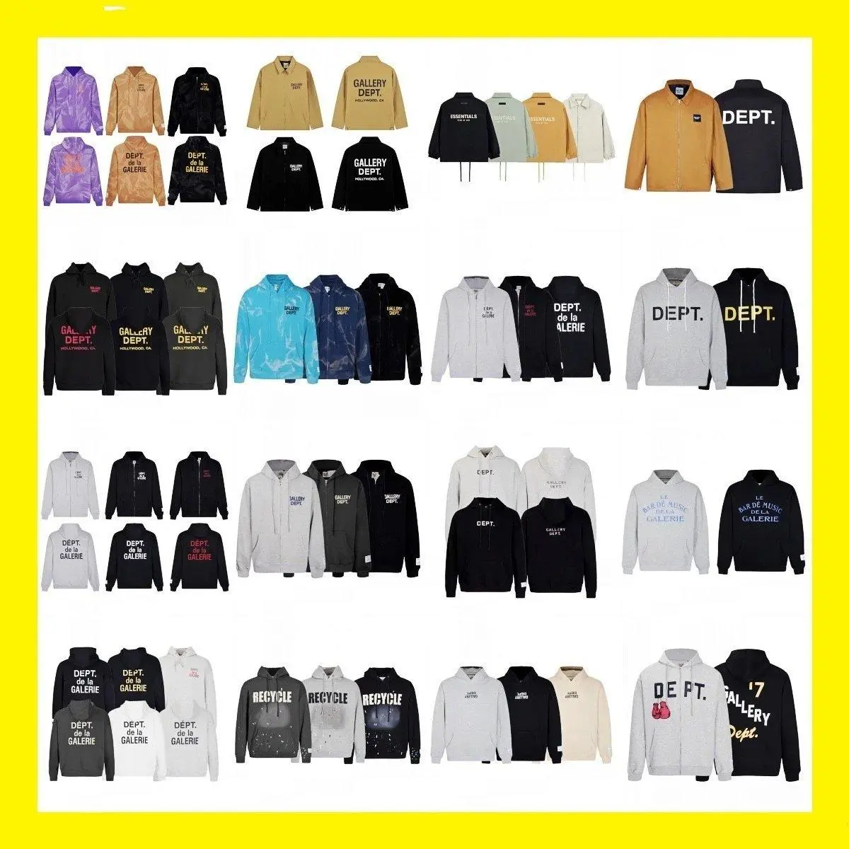 Gallery Dept. Hoodie Collection