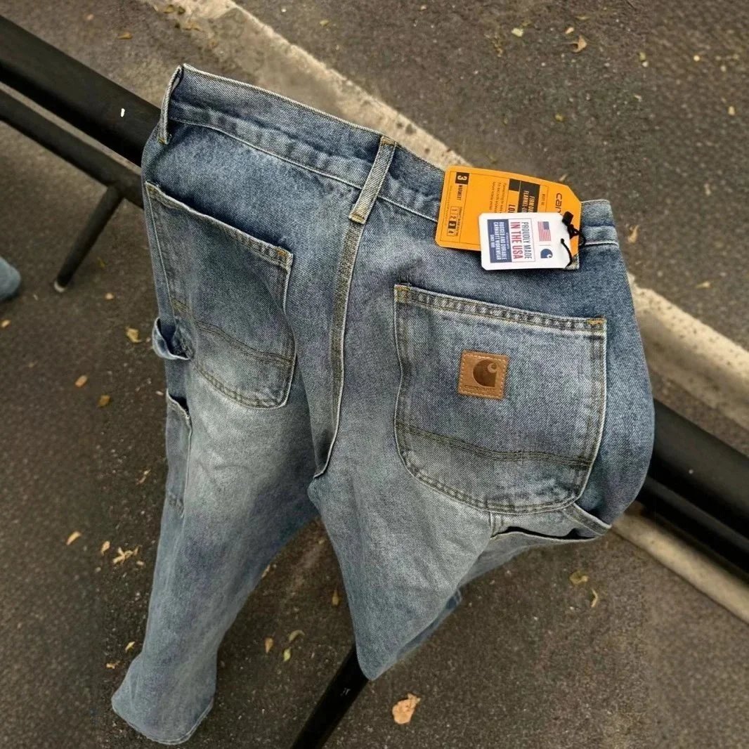 Carhartt Patch-Washed Denim Jeans
