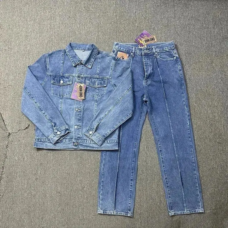 DRUM GENES Denim Jacket and Jeans Set