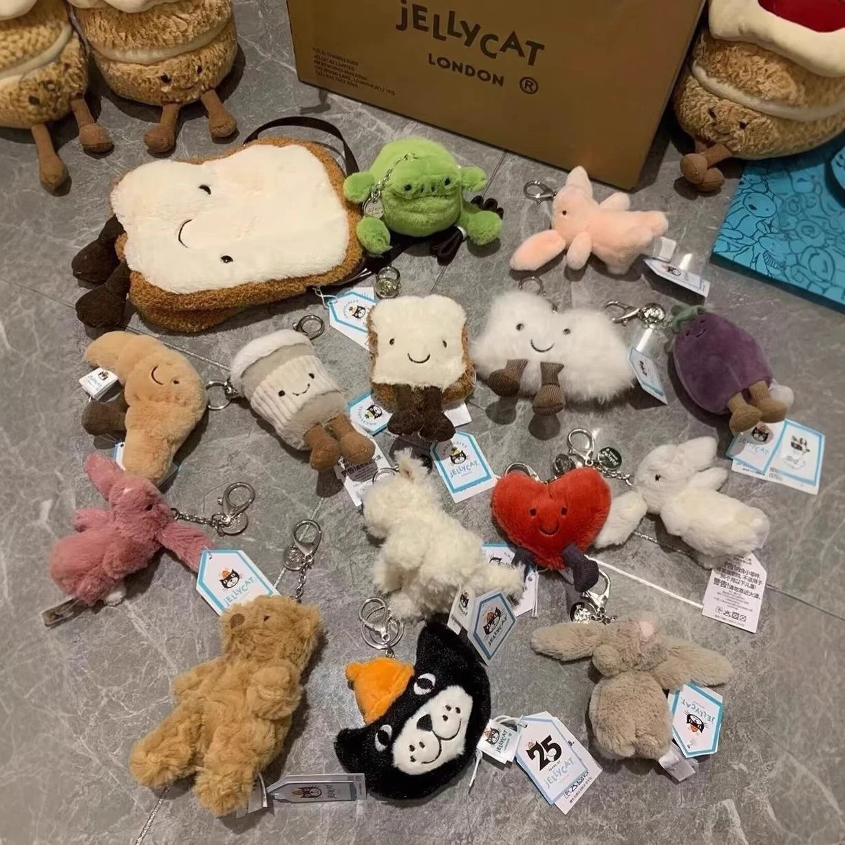 Jellycat Plush Keychain Collection