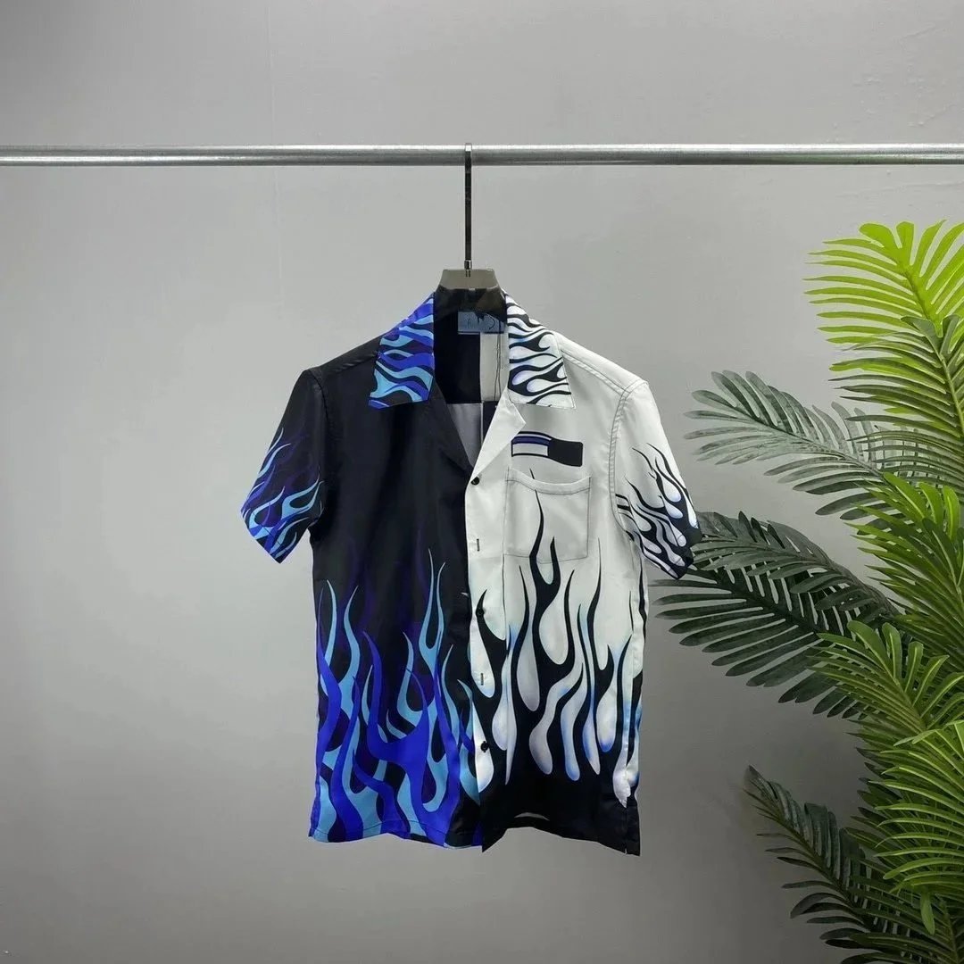 Prada Flame Print Shirt
