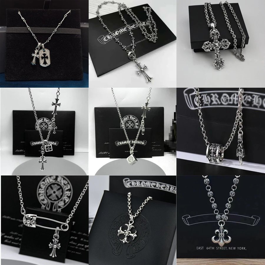 Chrome Hearts Gothic Pendant Necklace Collection