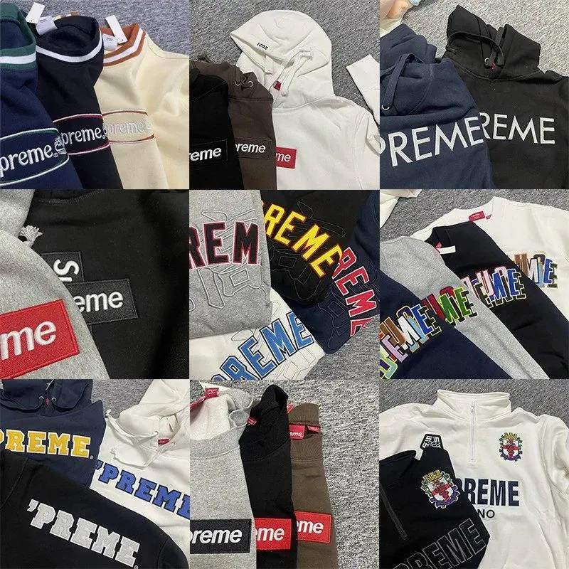 Supreme Hoodie and Sweatshirt Set