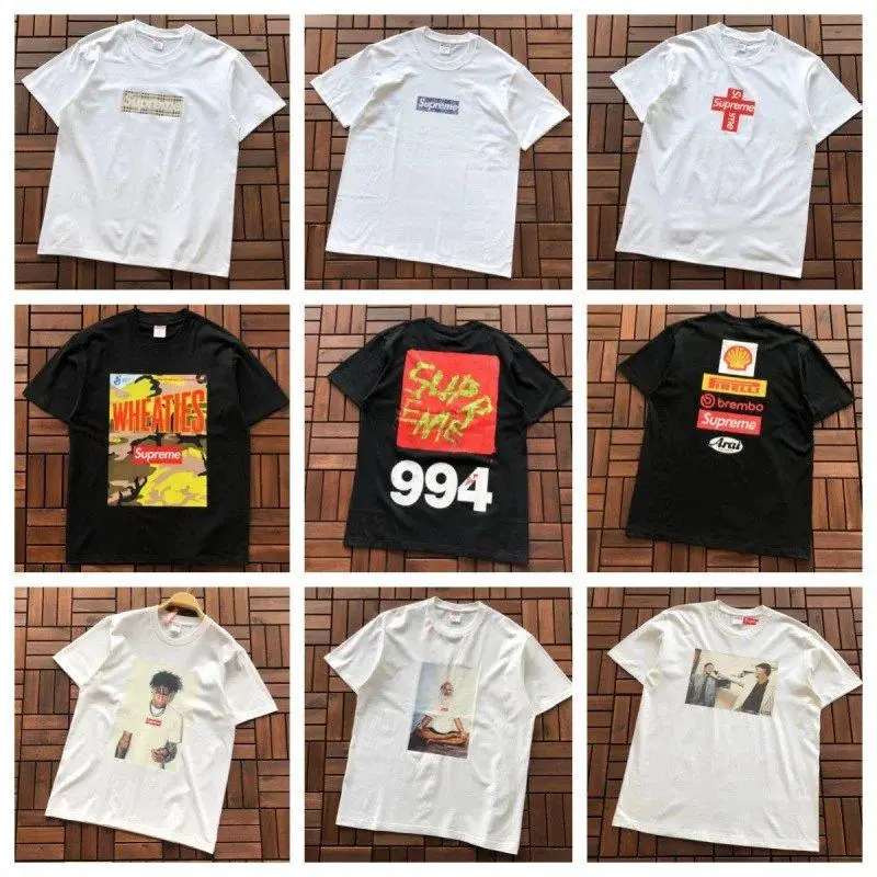 Supreme x Burberry Box Logo Tee