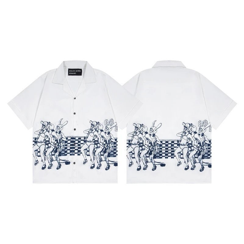 Enfants Riches Déprimés Graphic Camp Collar Shirt