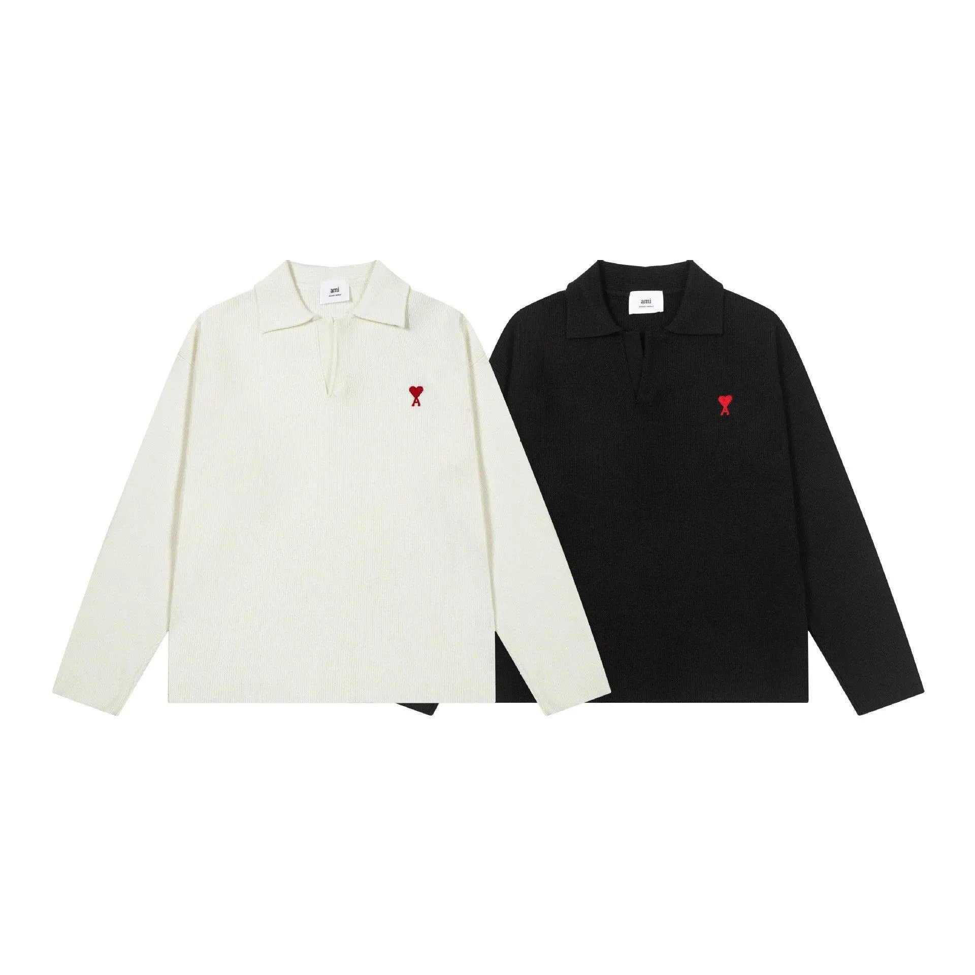 Ami Long Sleeve Polo Shirt