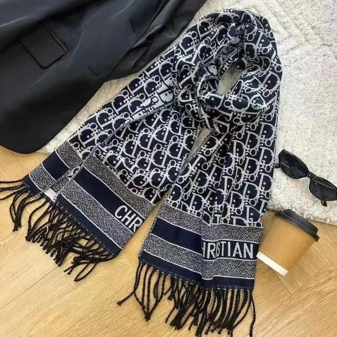 Christian Dior Logo Scarf