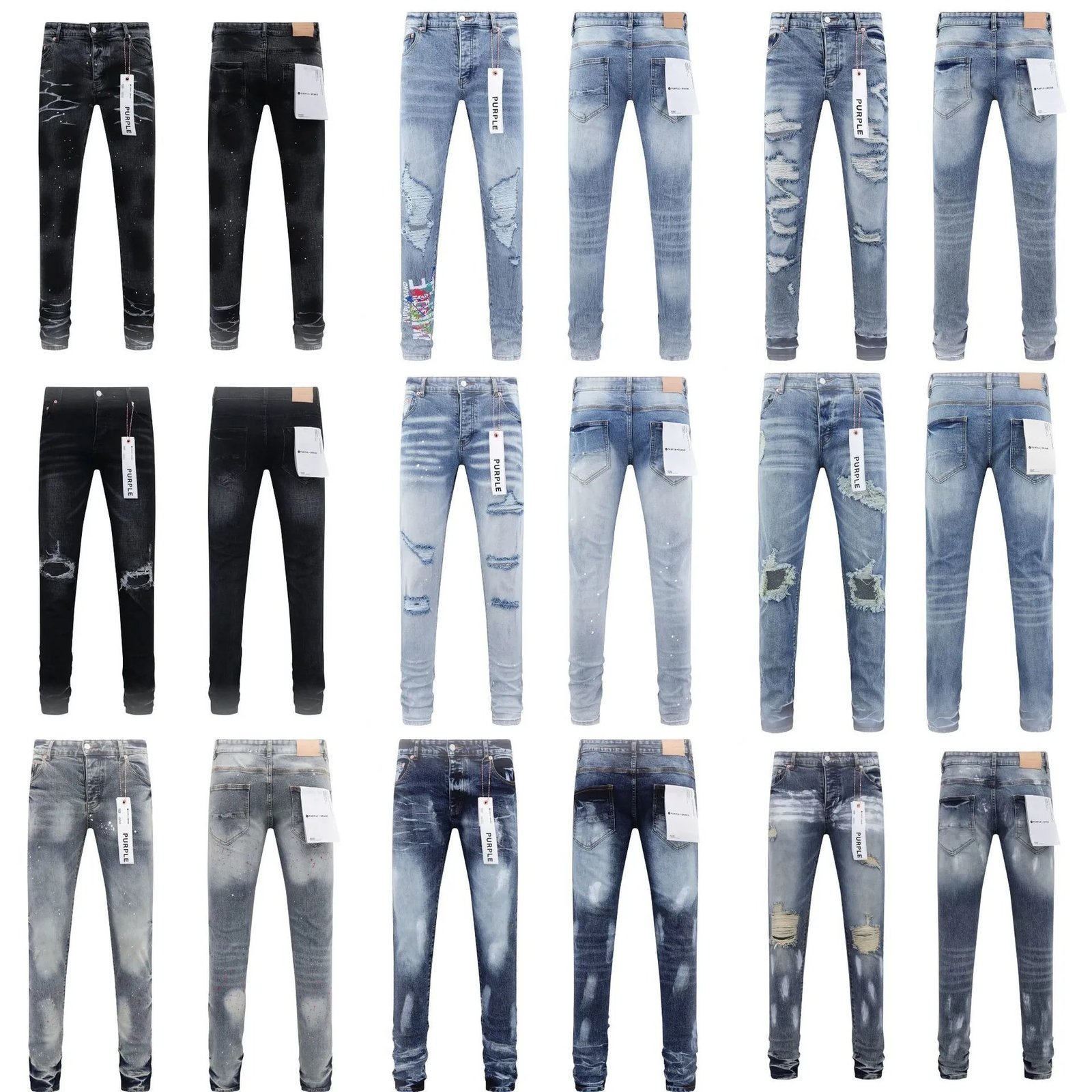 Purple Brand Distressed Jeans