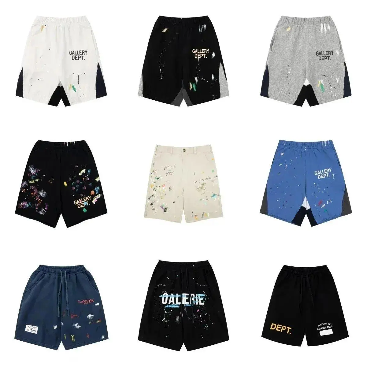 Gallery Dept. Paint Splash Shorts