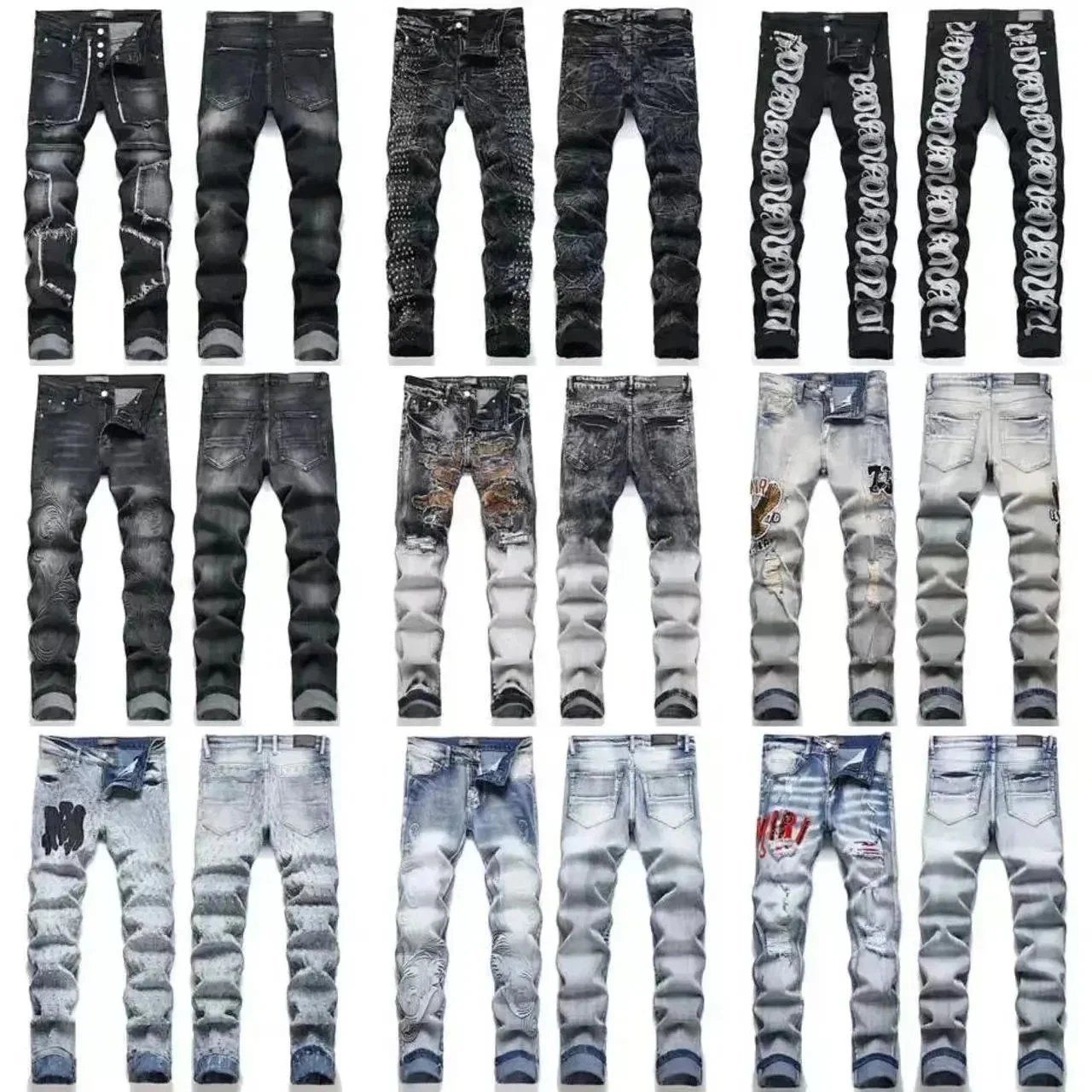 Amiri Distressed Denim Jeans