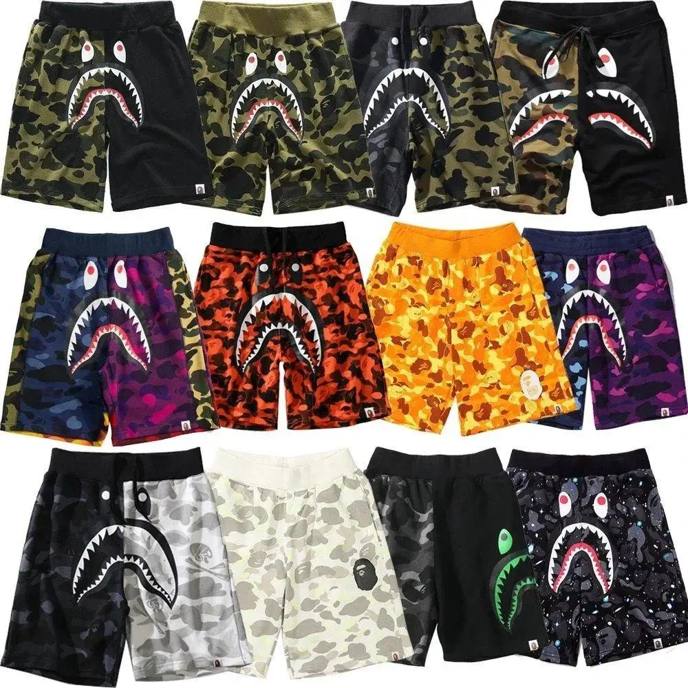 A Bathing Ape Shark Camo Shorts