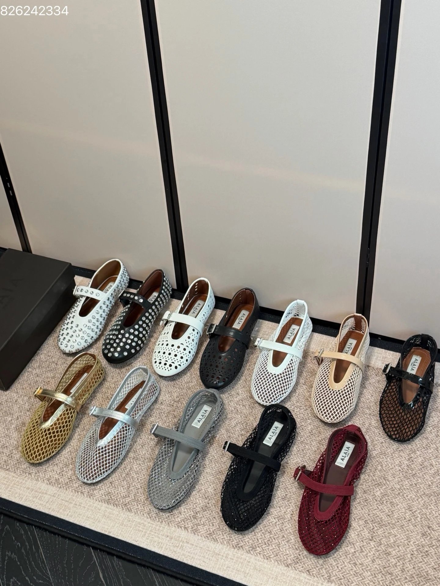 Alaia Mary Jane Flats