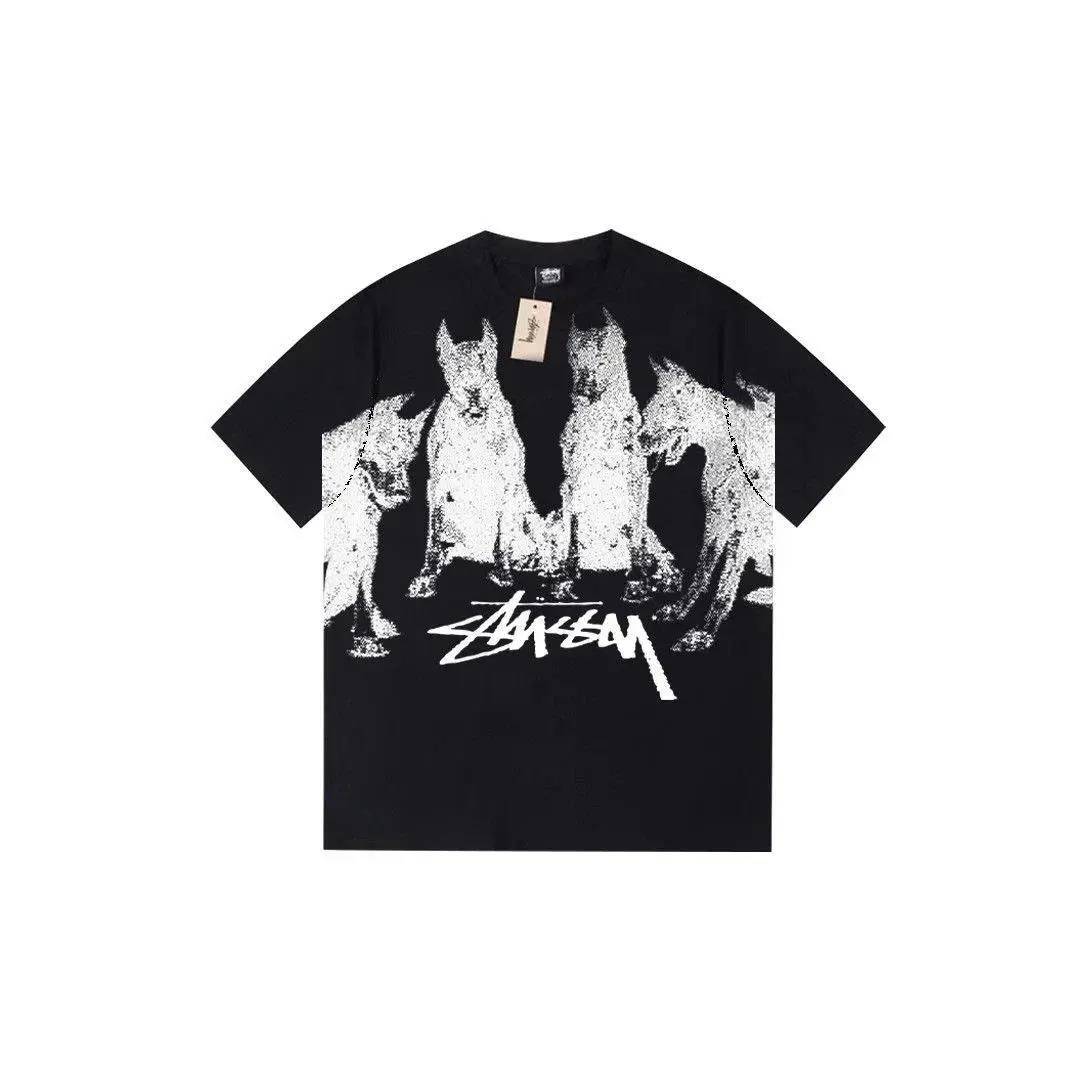 Stussy Dogs Graphic T-Shirt
