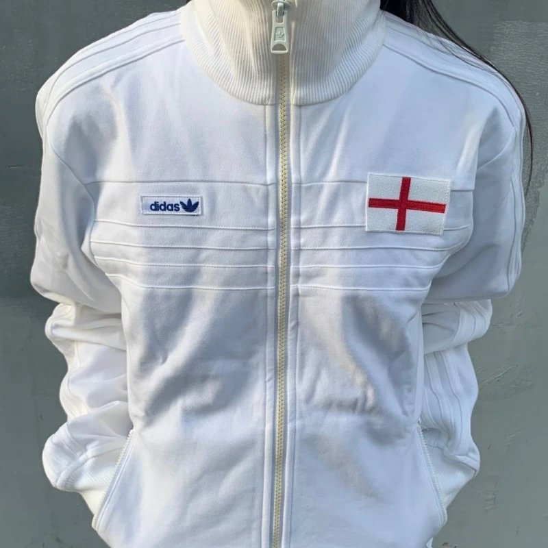 Adidas England Embroidered Track Jacket