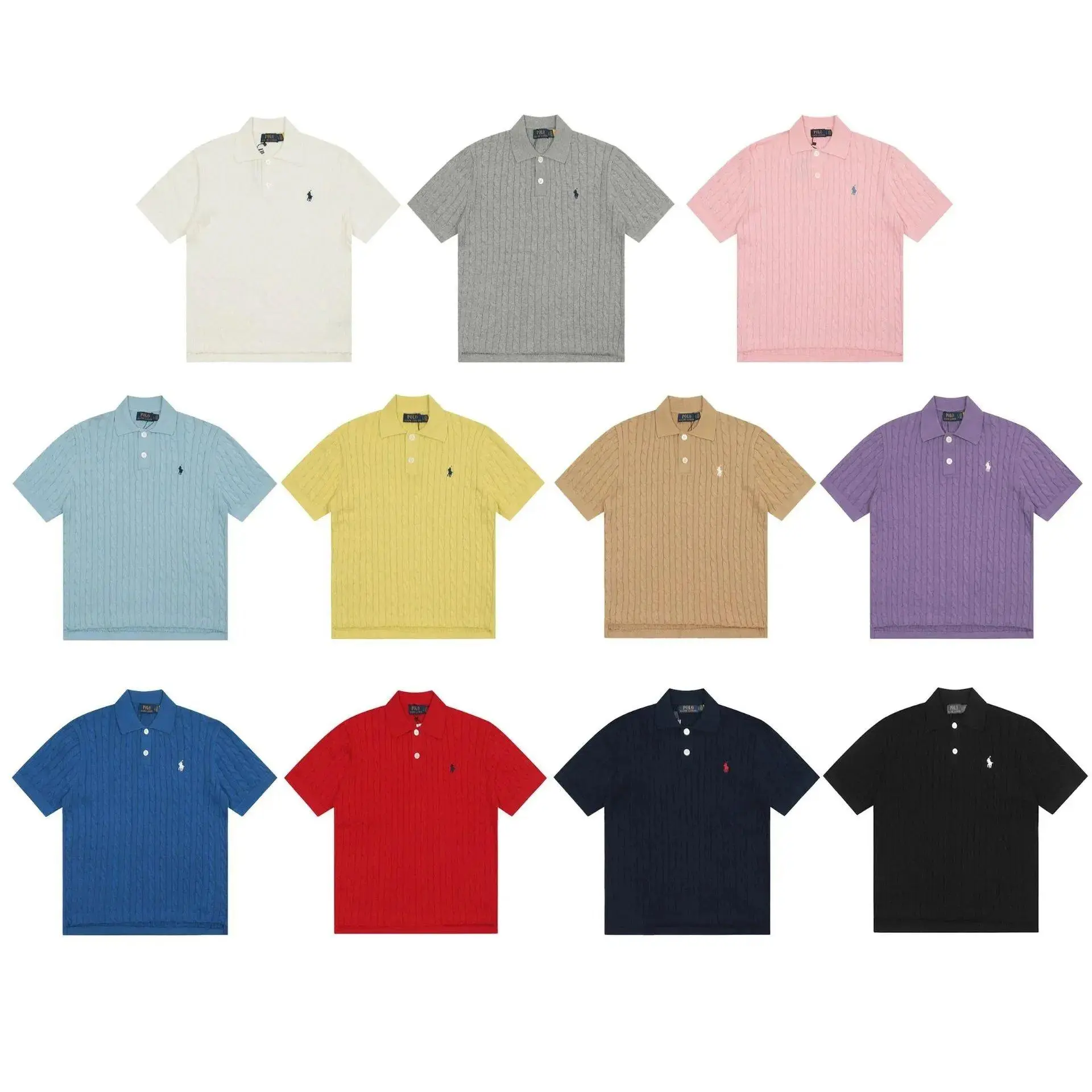 Polo Ralph Lauren Cable Knit Polo Shirt