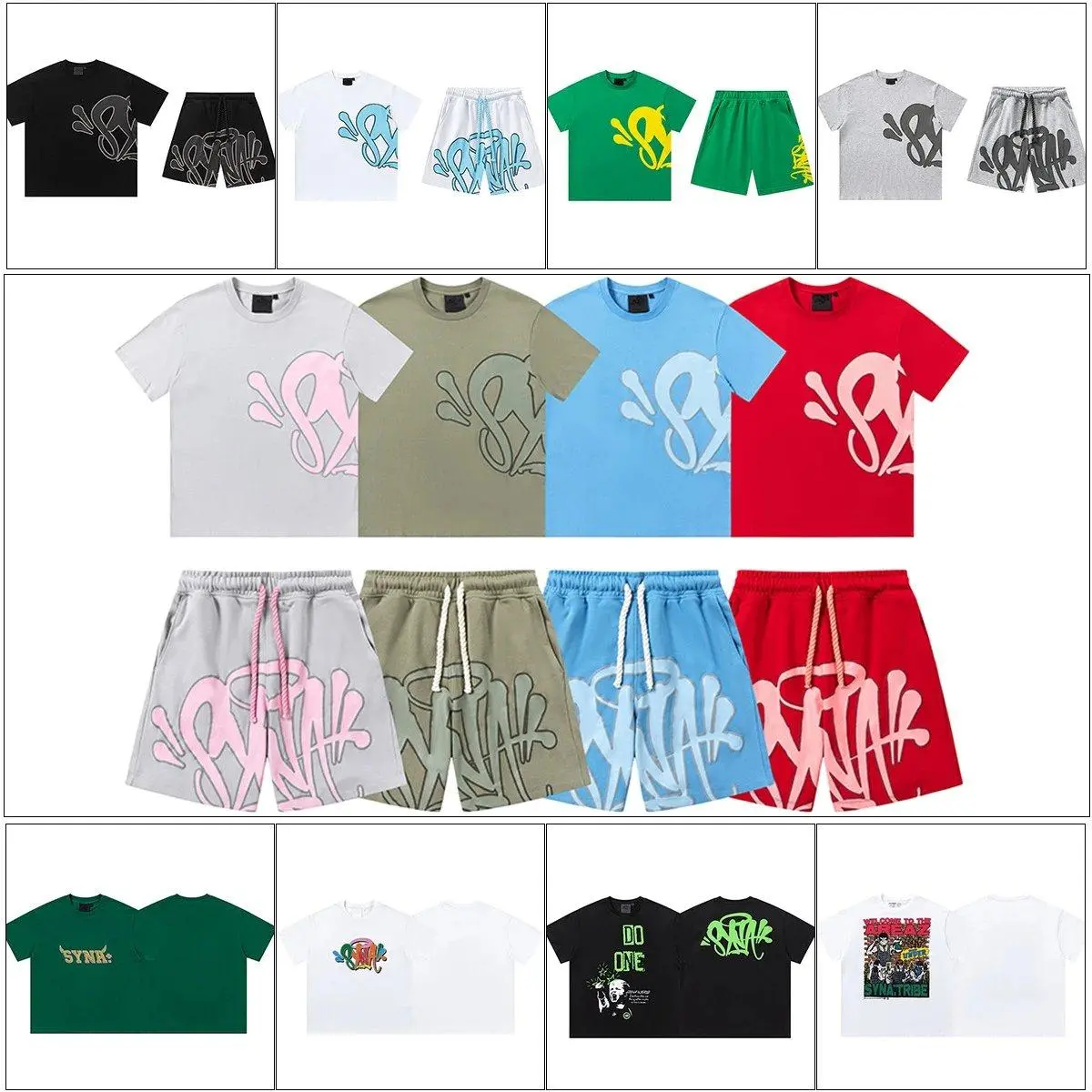 SYNATRIBE T-Shirt and Shorts Set