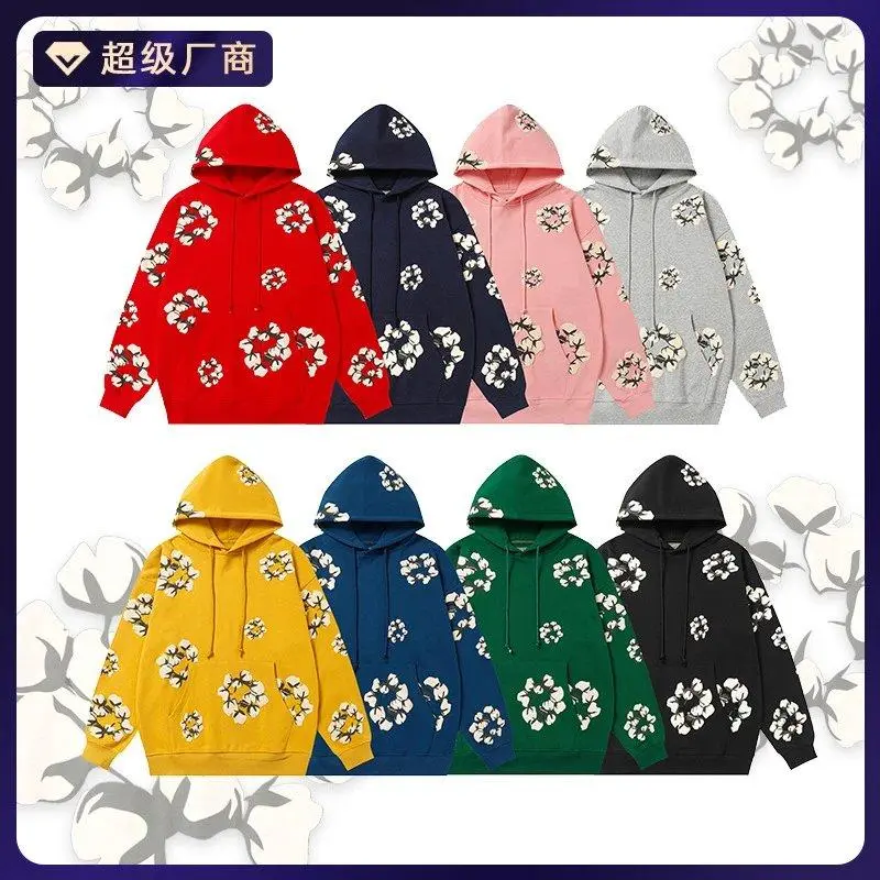 Denim Tears Floral Print Hoodie
