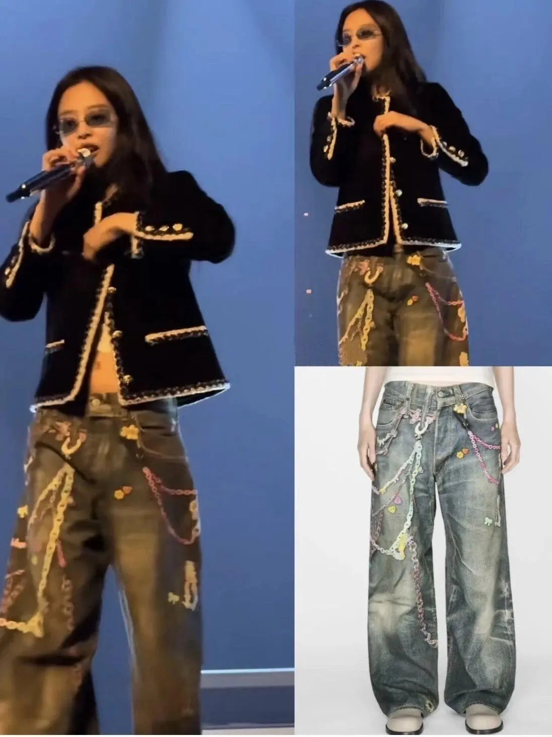 Dior Embroidered Jeans