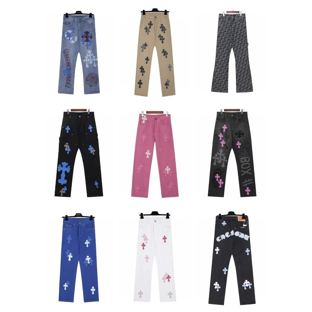 Chrome Hearts Straight-Leg Jeans Collection