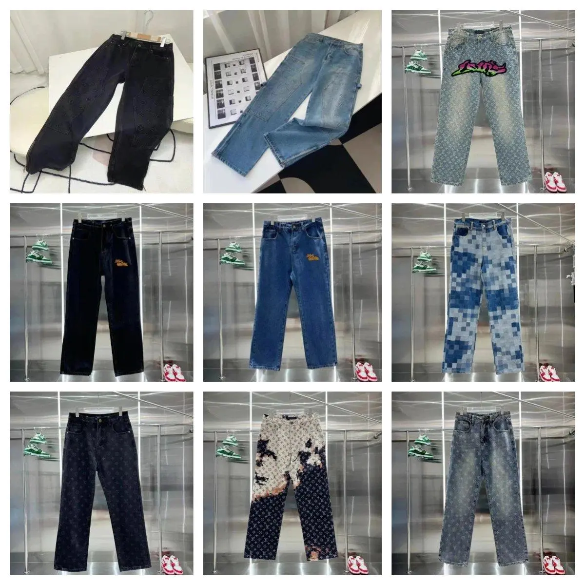 Louis Vuitton Monogram Jeans