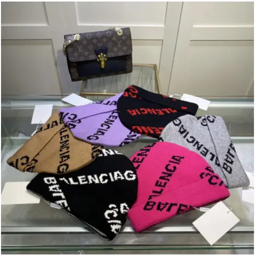 Balenciaga Logo Beanie Hats