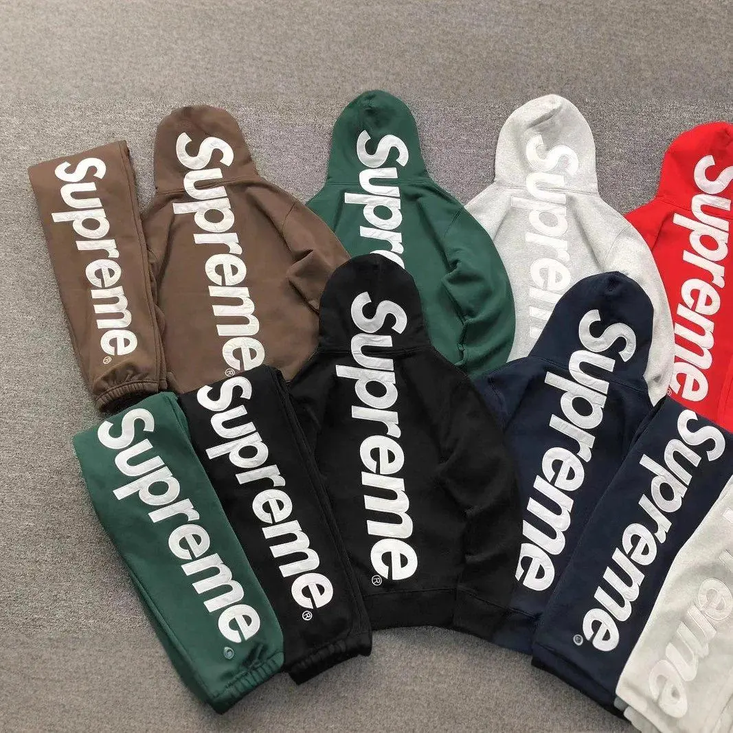 Supreme Graphic Hoodie Set