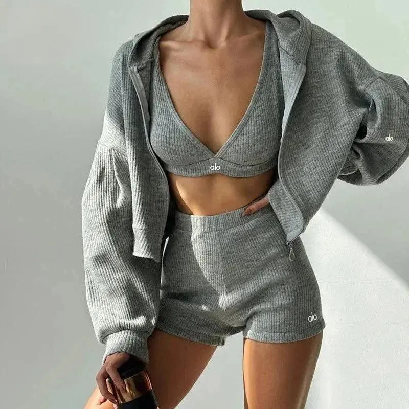 Alo Ribbed Lounge Set